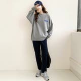 ワッフルロンt ロゴトレーナー オーバーサイズ | COCOMOMO | 詳細画像6