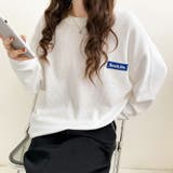 ワッフルロンt ロゴトレーナー オーバーサイズ | COCOMOMO | 詳細画像9