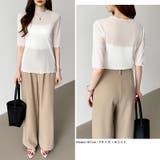 シアートップス シアーカットソー シアー | COCOMOMO | 詳細画像34