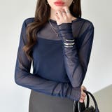 【選べる2タイプ 長袖タイプ新色登場】 シアートップス | COCOMOMO | 詳細画像26 