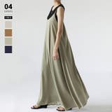 グリーン | キャミワンピース ロングワンピース ワンピース | COCOMOMO