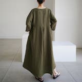 ロングワンピース 綿100 ナチュラルフレアワンピース | COCOMOMO | 詳細画像1 