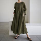 ロングワンピース 綿100 ナチュラルフレアワンピース | COCOMOMO | 詳細画像4 