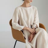 ロングワンピース 綿100 ナチュラルフレアワンピース | COCOMOMO | 詳細画像7 