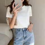 tシャツ レディース 半袖 | COCOMOMO | 詳細画像4