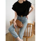 tシャツ レディース タックボーダーtシャツ | COCOMOMO | 詳細画像7 