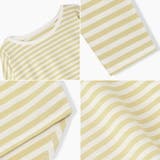 ボーダー カットソー ラウンドヘムtシャツ | COCOMOMO | 詳細画像19 