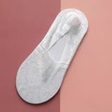 ホワイト | 靴下 脱げない レース靴下 | COCOMOMO