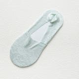 ライトグリーン | 靴下 脱げない レース靴下 | COCOMOMO