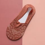 レンガ赤 | 靴下 脱げない レース靴下 | COCOMOMO