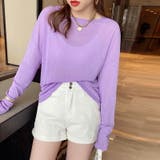 ロンt uvカット シアートップス | COCOMOMO | 詳細画像12 