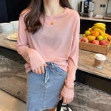 ピンク | ロンt uvカット シアートップス | COCOMOMO