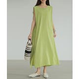 ワンピース ノースリーブ ロングワンピース | COCOMOMO | 詳細画像35 