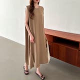 ワンピース ノースリーブ ロングワンピース | COCOMOMO | 詳細画像15 