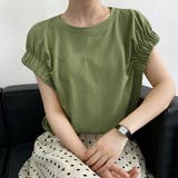 tシャツ コットン100% ギャザーカットソー | COCOMOMO | 詳細画像13