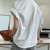 tシャツ コットン100% ギャザーカットソー | COCOMOMO | 詳細画像9