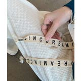 ワイドパンツ エンボス加工 ストレートパンツ | COCOMOMO | 詳細画像13 