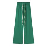 グリーン | ワイドパンツ エンボス加工 ストレートパンツ | COCOMOMO