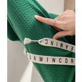 ワイドパンツ エンボス加工 ストレートパンツ | COCOMOMO | 詳細画像5 