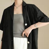 カップ付きキャミソール ナローストラップ キャミソール | COCOMOMO | 詳細画像4