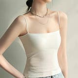 カップ付きキャミソール ナローストラップ キャミソール | COCOMOMO | 詳細画像5