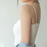 カップ付きキャミソール ナローストラップ キャミソール | COCOMOMO | 詳細画像7