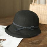 ブラック | 帽子 麦わら帽子 たためる帽子 | COCOMOMO