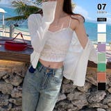 ホワイト | シアーカーディガン サマーカーディガン サマーニット | COCOMOMO