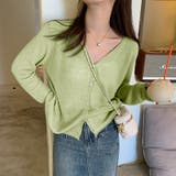 シアーカーディガン サマーカーディガン サマーニット | COCOMOMO | 詳細画像16