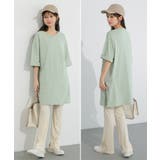 tシャツ チュニックワンピース オーバーサイズ | COCOMOMO | 詳細画像3 