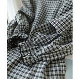 パフスリーブ ブラウス チェック | COCOMOMO | 詳細画像15