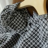 パフスリーブ ブラウス チェック | COCOMOMO | 詳細画像16