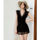 ワンピース水着 水着体型カバー ホルターネック | COCOMOMO | 詳細画像10 