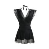 ワンピース水着 水着体型カバー ホルターネック | COCOMOMO | 詳細画像18 