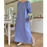 パフスリーブワンピース ロングワンピース コットンワンピース | COCOMOMO | 詳細画像3 