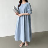 パフスリーブワンピース ロングワンピース コットンワンピース | COCOMOMO | 詳細画像16 