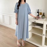 パフスリーブワンピース ロングワンピース コットンワンピース | COCOMOMO | 詳細画像20 