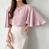 フレアスリーブブラウス ブラウス シフォン | COCOMOMO | 詳細画像3 