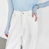 カーブパンツ カーブデニムパンツ ワイドパンツ | COCOMOMO | 詳細画像15 