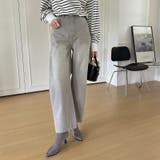 カーブパンツ カーブデニムパンツ ワイドパンツ | COCOMOMO | 詳細画像24 