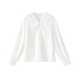 とろみシフォン オフィスカジュアル シフォンブラウス | COCOMOMO | 詳細画像41