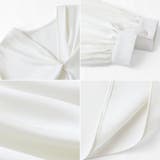 とろみシフォン オフィスカジュアル シフォンブラウス | COCOMOMO | 詳細画像37