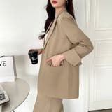 パンツスーツセット テーラードジャケット ワイドパンツ | COCOMOMO | 詳細画像11 