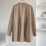 プリーツ切り替えブラウス チュニック 体型カバー | COCOMOMO | 詳細画像23 
