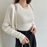 アンサンブル ニットトップス ボレロセット | COCOMOMO | 詳細画像14