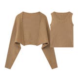 アンサンブル ニットトップス ボレロセット | COCOMOMO | 詳細画像21