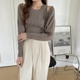 アンサンブル ニットトップス ボレロセット | COCOMOMO | 詳細画像3