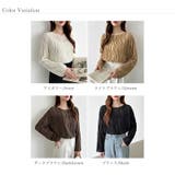 ウェーブ柄ブラウス シアートップス 長袖 | COCOMOMO | 詳細画像33