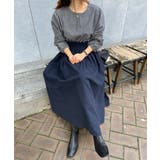 ワンピース ドッキングワンピース 異素材切り替え | COCOMOMO | 詳細画像3 