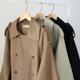 トレンチコート ロングコート スプリングコート | COCOMOMO | 詳細画像23 